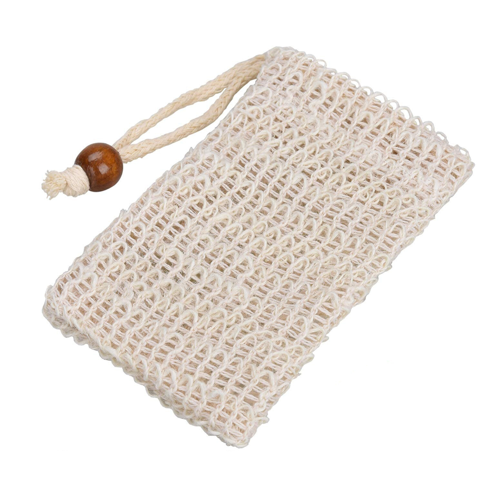 Unser Geschenk: Seifensäckchen aus Sisal-Naturfaser