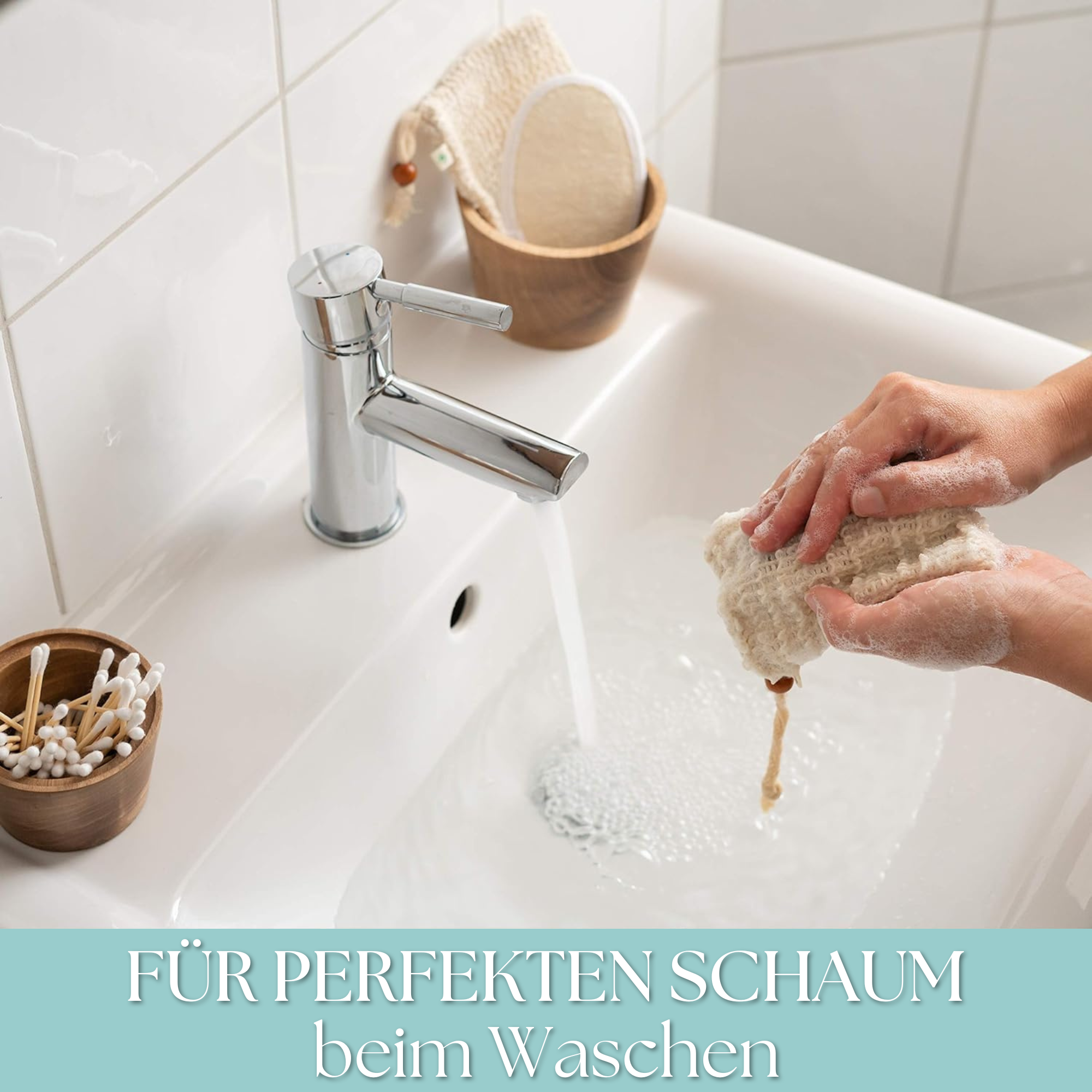 Seifensäckchen aus Sisal-Naturfaser