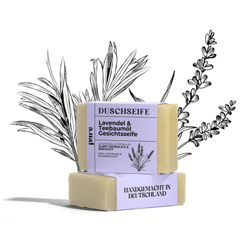 Gesichtsseife mit Lavendel & Teebaumöl 100g